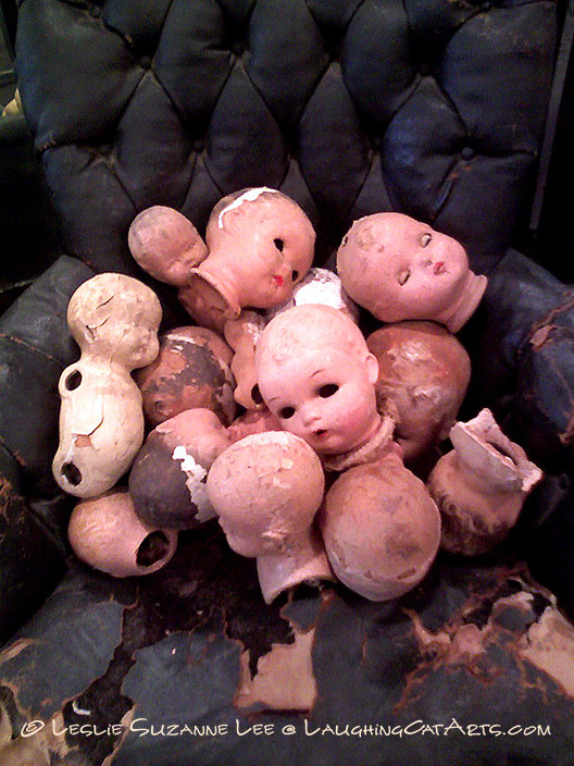 a pile of baby heads