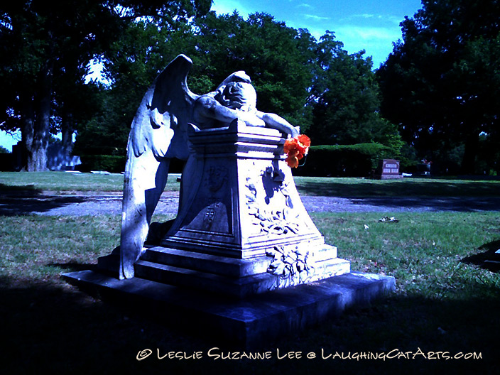 grieving angel - grove hill, dallas, texas